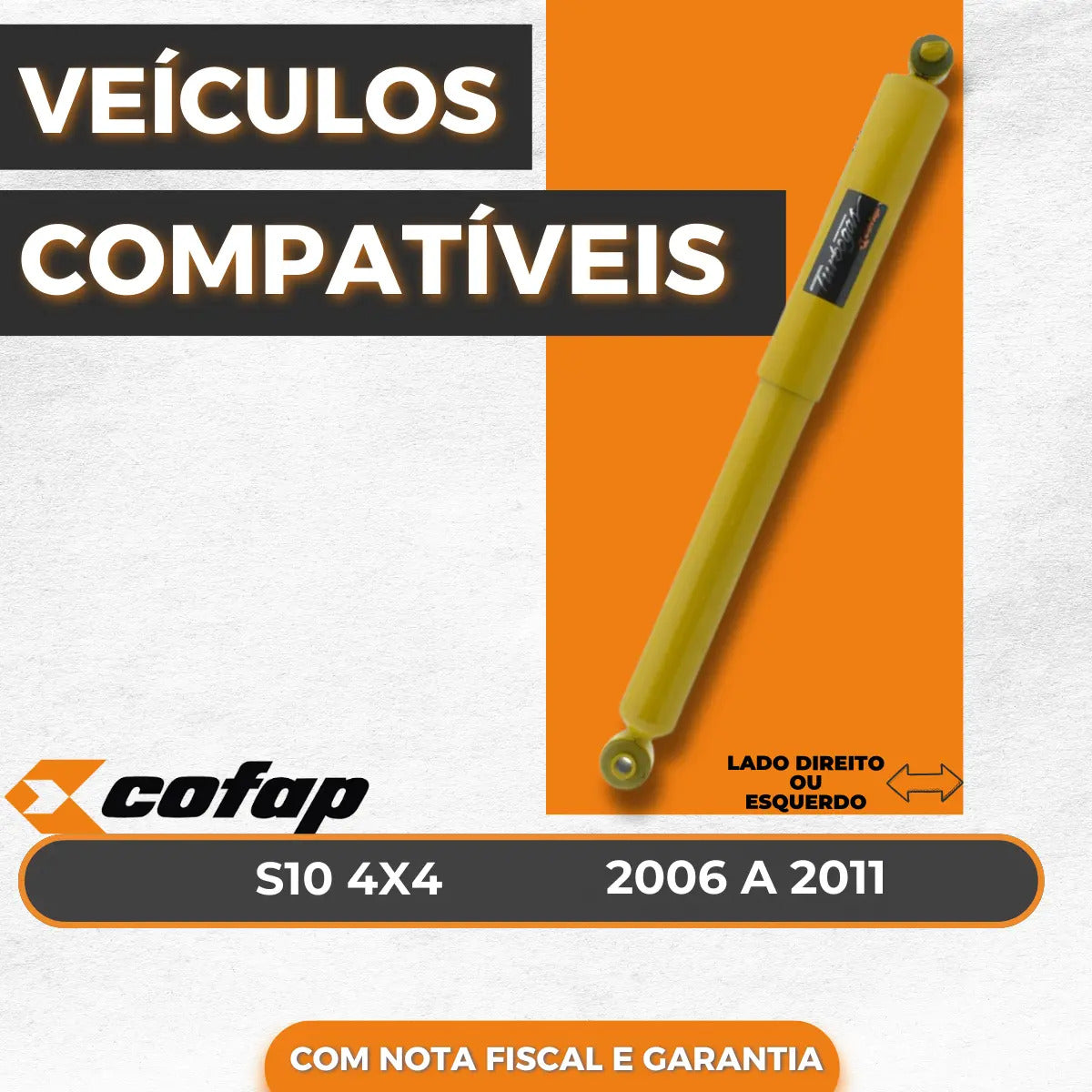Amortecedor Traseiro Cofap Gm S10 2.8 12v 2010