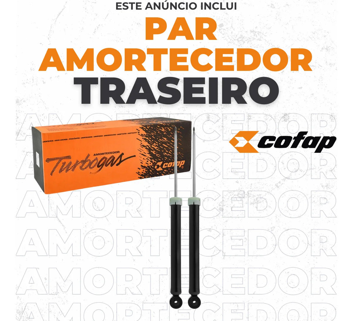 Par Amortecedor Saveiro G5 /g6 Traseiro Gb48084 Cofap