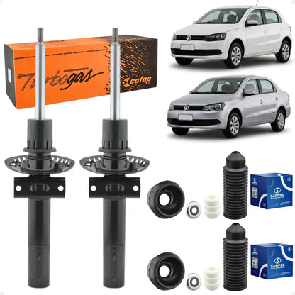Kit 2 Amortecedor Coxin Diant Gol Voyage G5 G6 Cofap Sampel