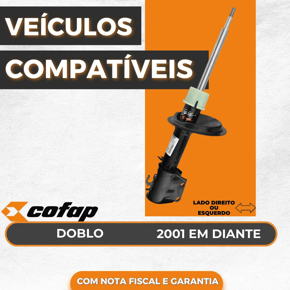 Amortecedor Dianteiro Doblo Original Cofap 2005