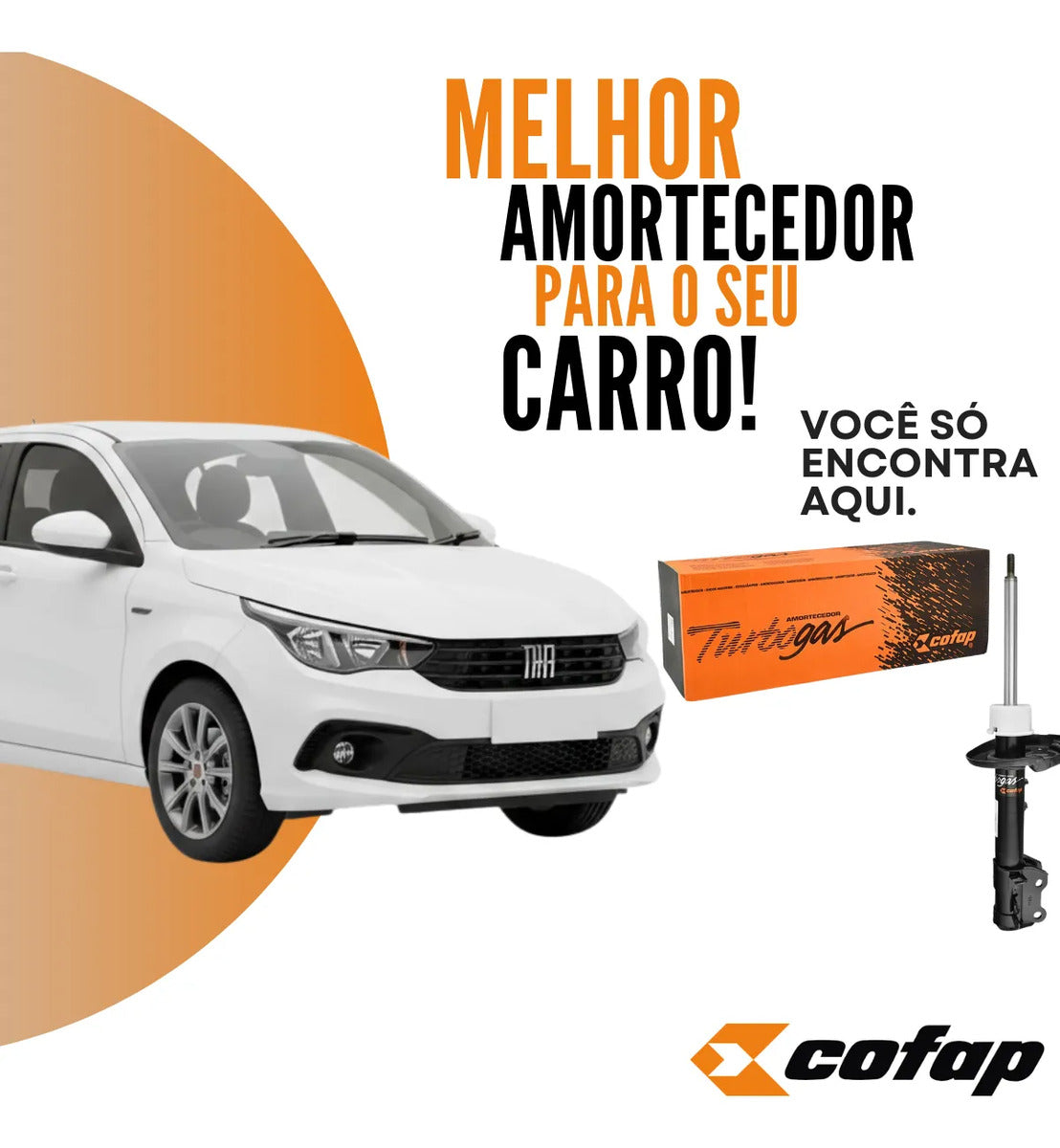 Amortecedor Dianteiro Esquerdo Argo 2017 Cofap Gp33267