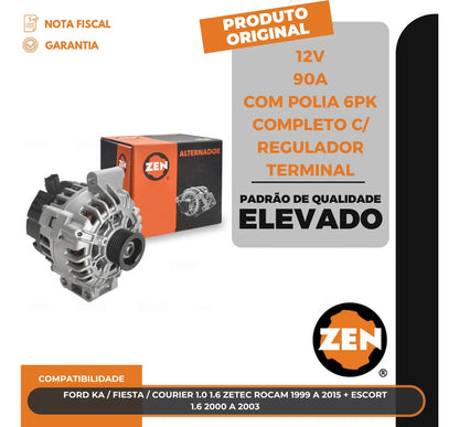 Alternador Ka Fiesta Courier Escort Zetec Rocam 1999 A 2015