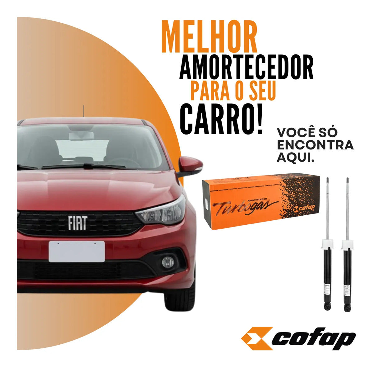 Par Amortecedor Traseiro Argo 1.0 1.3 1.8 Original Cofap