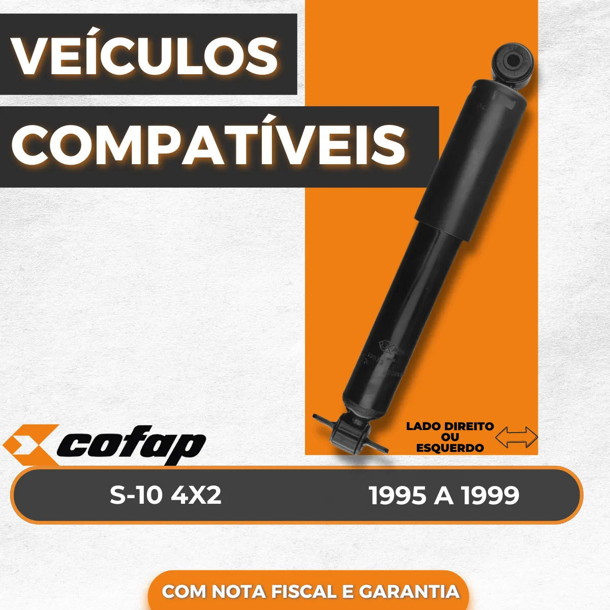 Amortecedor Dianteiro Super Cofap S10 4x2 1995 A 1999