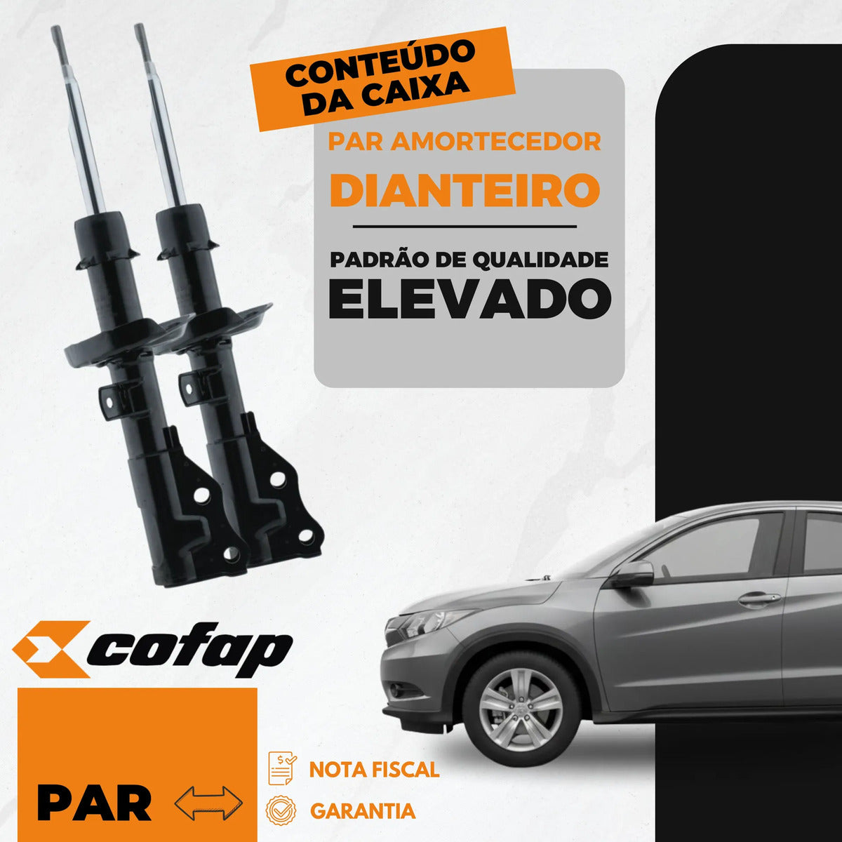 Par Amortecedor Dianteiro  - Cofap - Gp33285 - Gp33286