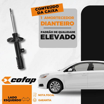 Amortecedor Dianteiro Esquerdo 408 Sedan 2011 A 2019 - Cofap