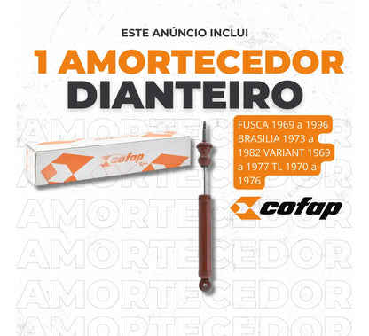 Amortecedor Dianteiro Brasilia 1973 A 1982 - Cofap