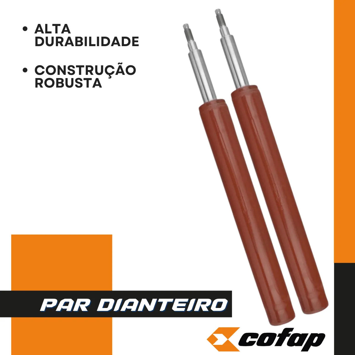 Par Amortecedor Dianteiro Ipanema 1989 A 1998 - Cofap