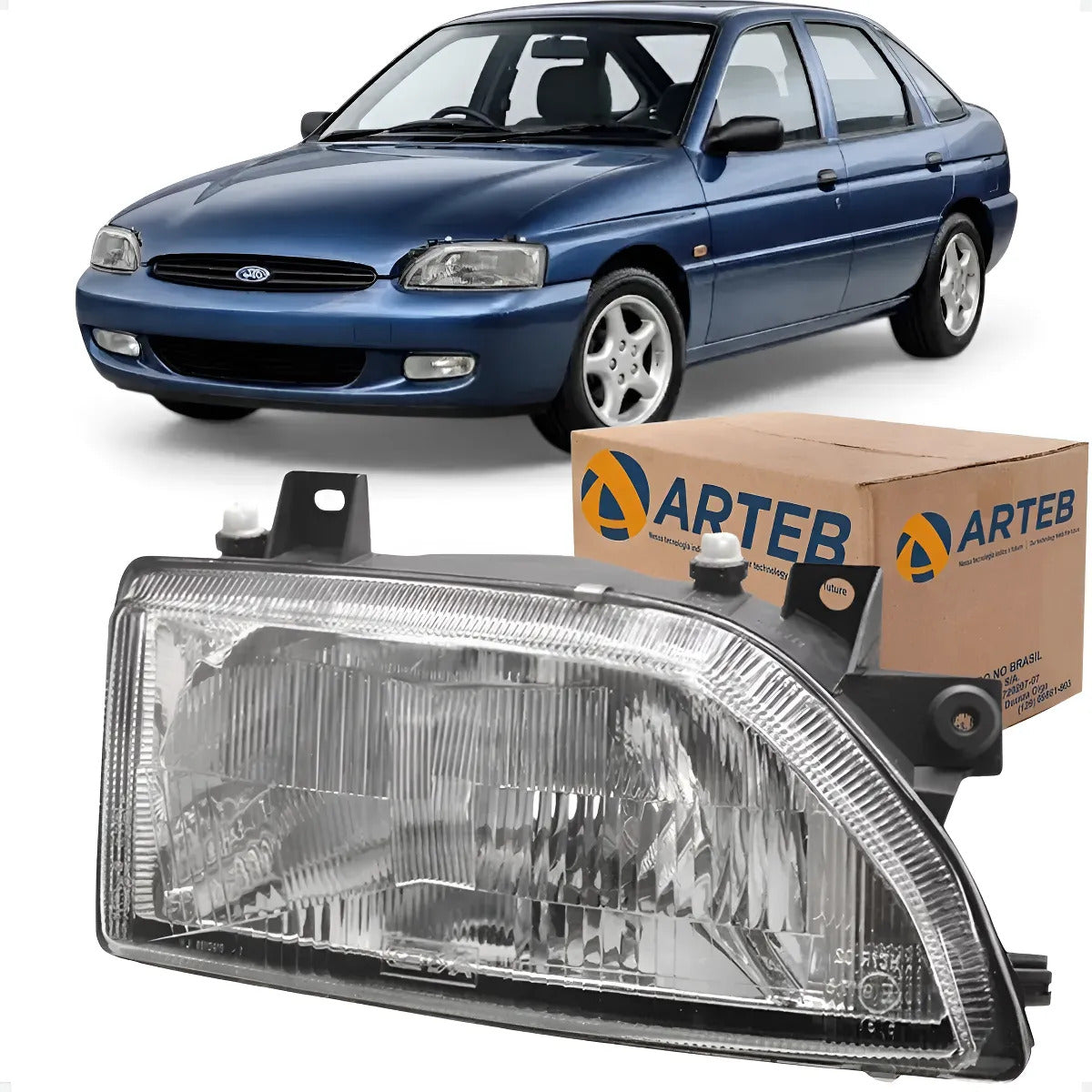 Farol Vidro Escort Verona 1993 1994 1995 1996 Arteb