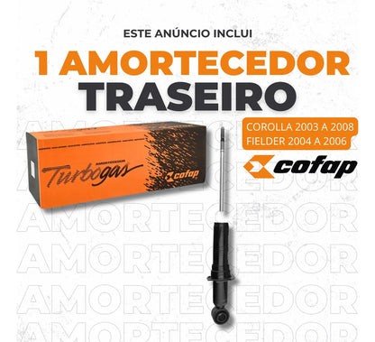 Amortecedor Traseiro Cofap Original Corolla 2007 2008