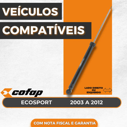 Amortecedor Traseiro Ford Ecosport 2003 A 2012 Todos - Cofap