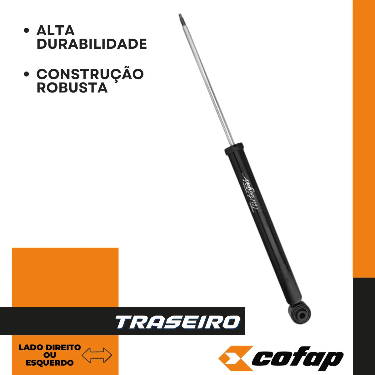 Amortecedor Traseiro Gás Nivus T-cross 2019 A 2025 Cofap