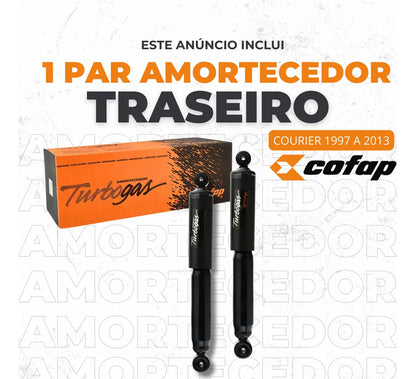 Par Amortecedor Traseiro  Courier Cofap Original Gbl1078