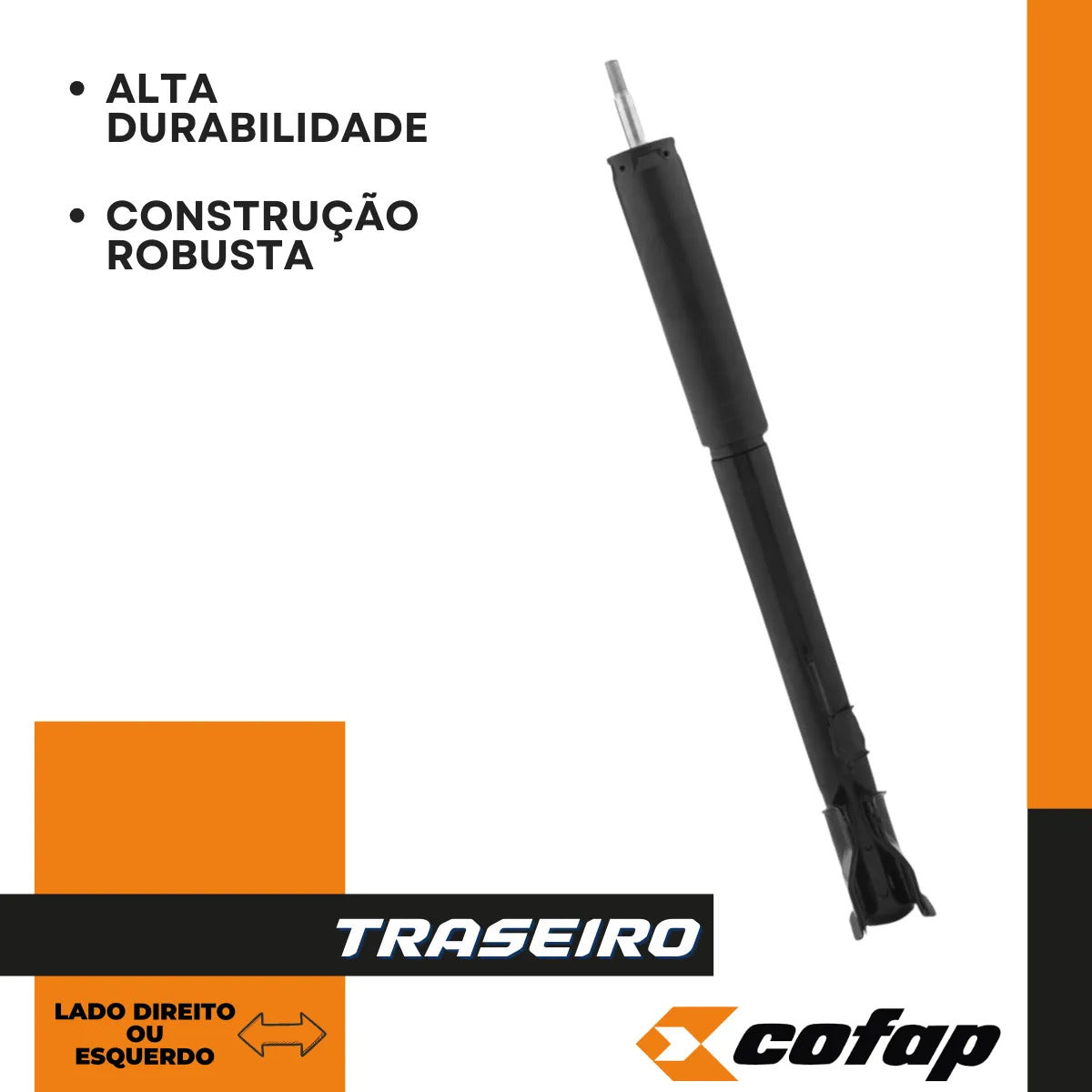 Amortecedor Traseiro  Uno Way 2008 A 2013 - Cofap