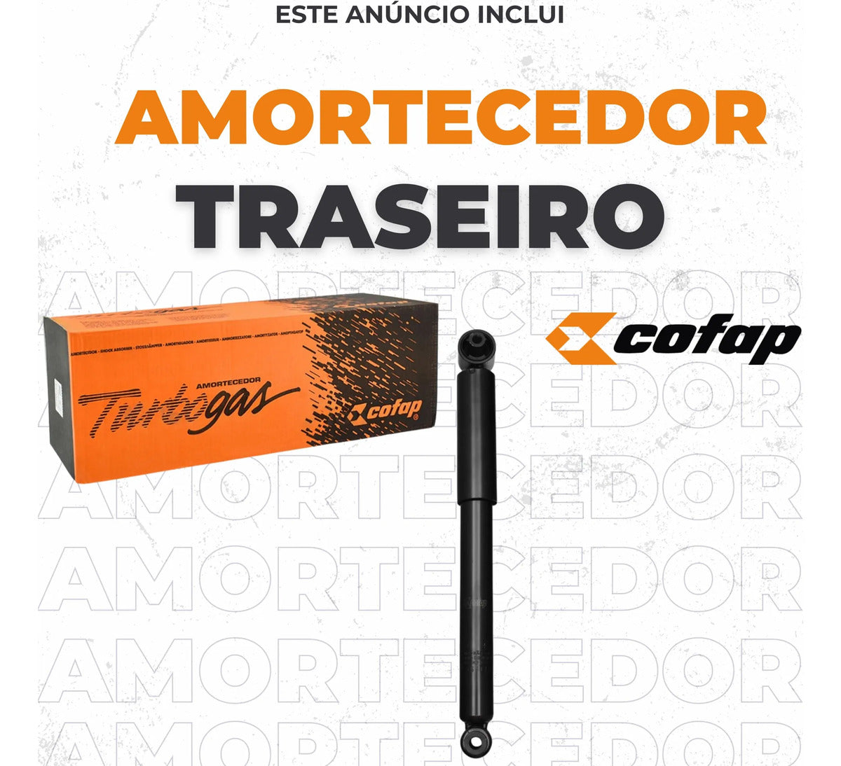Amortecedor Traseiro Sentra Cofap Turbogas 07/11