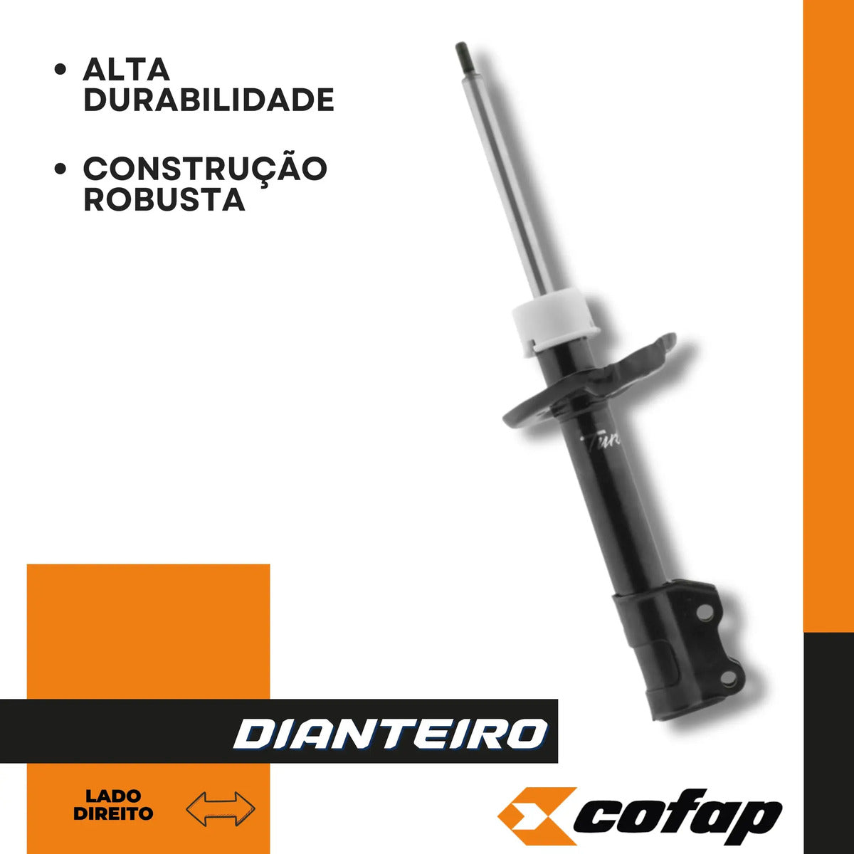Amortecedor Dianteiro Esquerdo Rapid 1.4 23 Cofap Gp33001