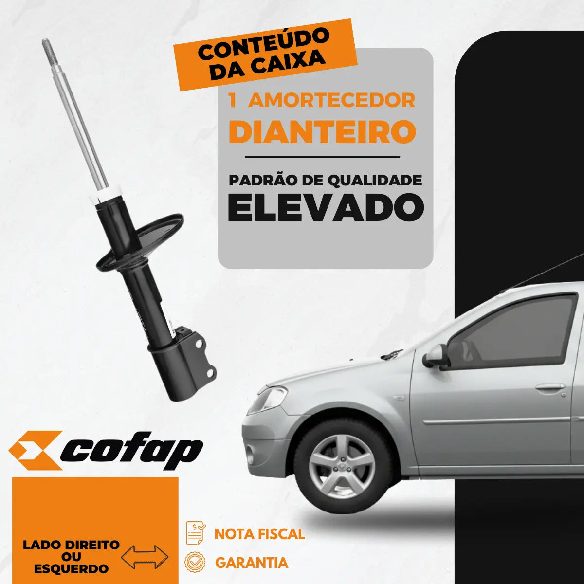 Amortecedor Dianteiro Original Cofap Logan 2009 2010