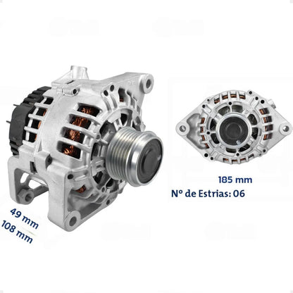 Alternador Para Gm S10 2.8 Nissan Frontier Xterra Troller T4