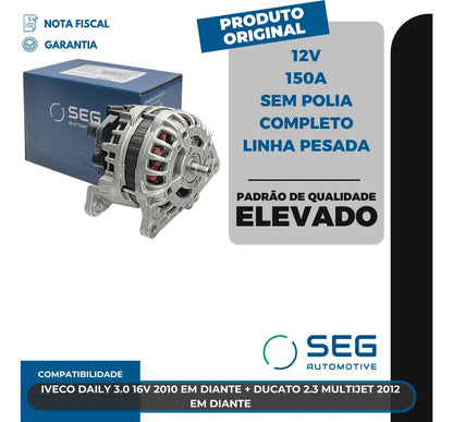 Alternador Para Fiat Ducato 2.3 Daily 3.0 2008 A 2023