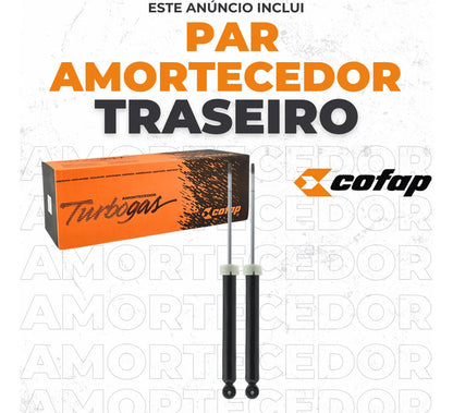 Par Amortecedor Traseiro Cofap Novo Palio 2011 A 2017