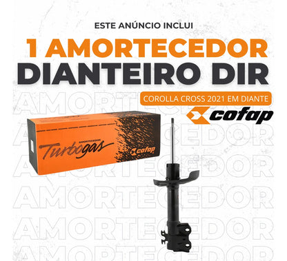 Amortecedor Dianteiro Direito Corolla Cross 2021/cofap