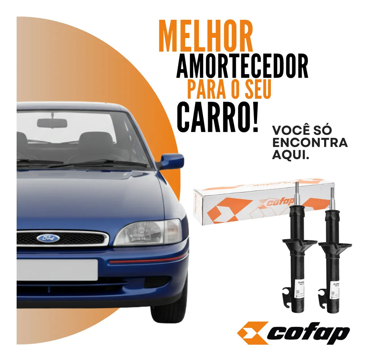 Par Amortecedor Dianteiro Cofap Verona 1989 A 1991  Sm27025