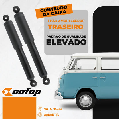 Par Amortecedor Traseiro Kombi 1957 A 1977 Original Cofap