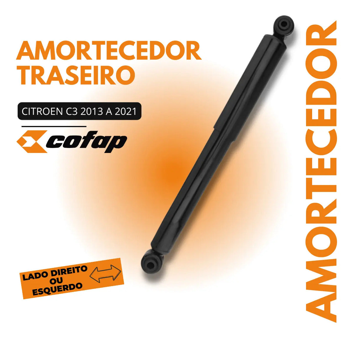 Amortecedor Traseiro Cofap C3 2013 A 2021