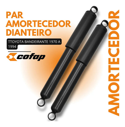 Par Amortecedor Dianteiro Bandeirante 1970 A 1994 Cofap