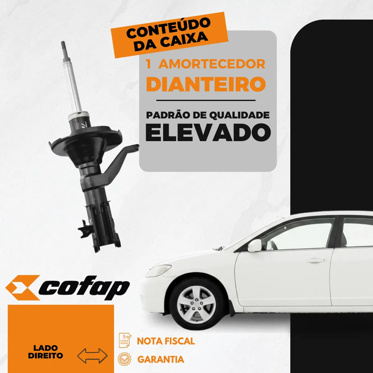 Amortecedor Turbogas Direito Cofap Gp35978m