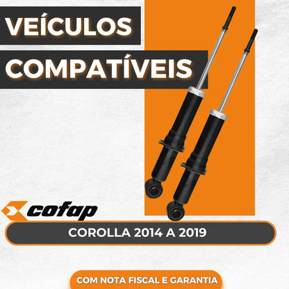 Par Amortecedor Traseiro  Corolla 2017 2018 Original Cofap