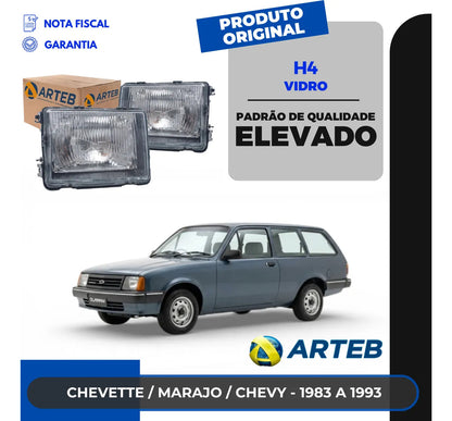 Farol Vidro Marajo 1983 A 1988 Chevette Chevy 500 Arteb