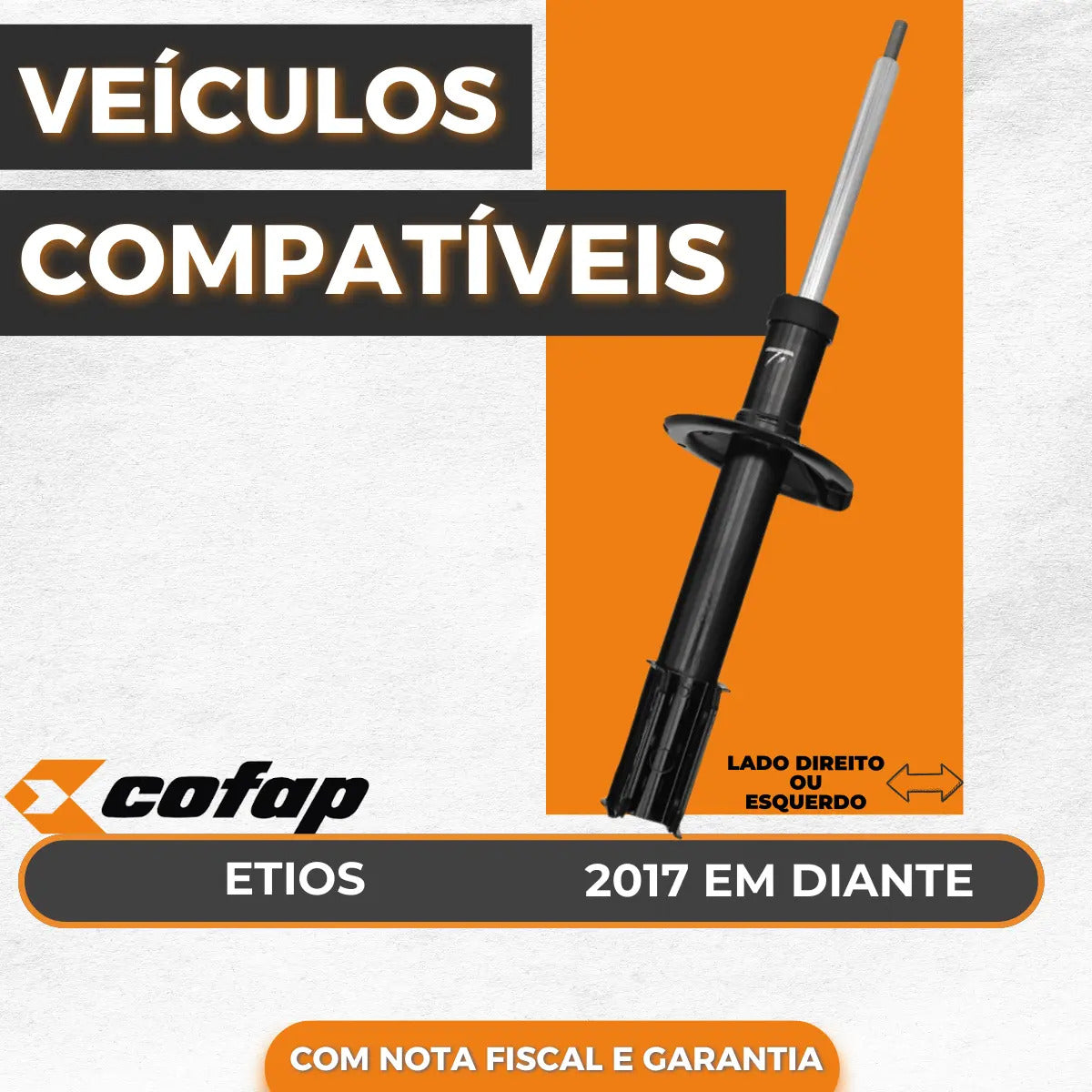 Amortecedor Dianteiro Toyota Etios 2017/.. Cofap