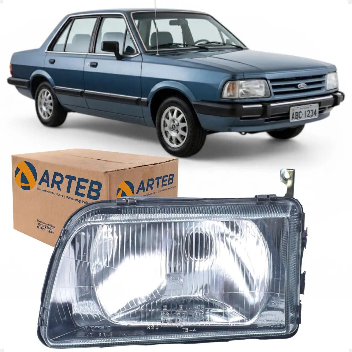 Farol Ford Corcel 2 Belina 2 Del Rey 1989 1990 1991 Arteb
