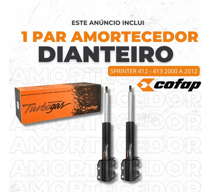 Par Amortecedor Dianteiro Sprinter 410 412 3 414 00/12 Cofap