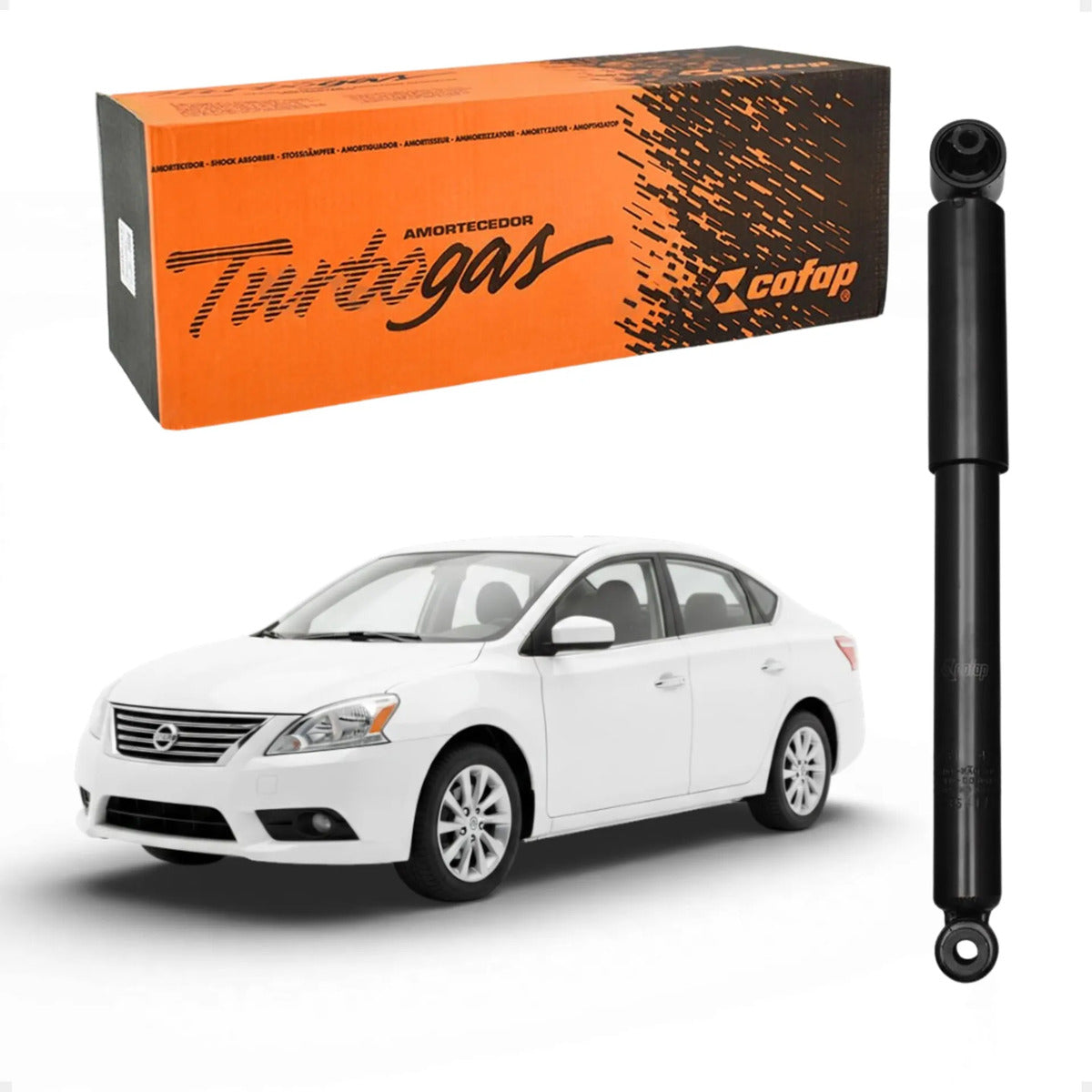 Amortecedor Traseiro Sentra Cofap Turbogas 07/11
