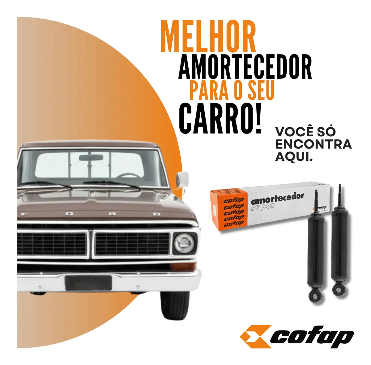 Par Amortecedor Dianteiro F1000 79 80 81 82 83 84 85 Cofap