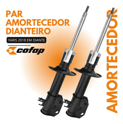 Par Amortecedor Dianteiro Yaris Automático Original Cofap