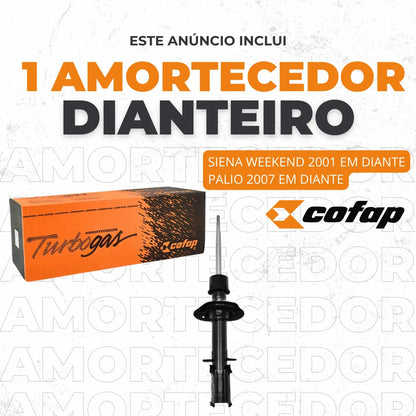 Amortecedor Dianteiro  Siena Weekend 2001 Em Diante / Cofap
