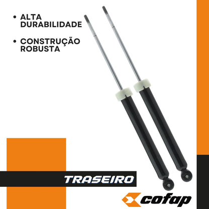 Par Amortecedor Traseiro Cofap Novo Palio 2011 A 2017