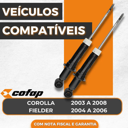 Par Amortecedor Traseiro Cofap Original Corolla 2007 2008