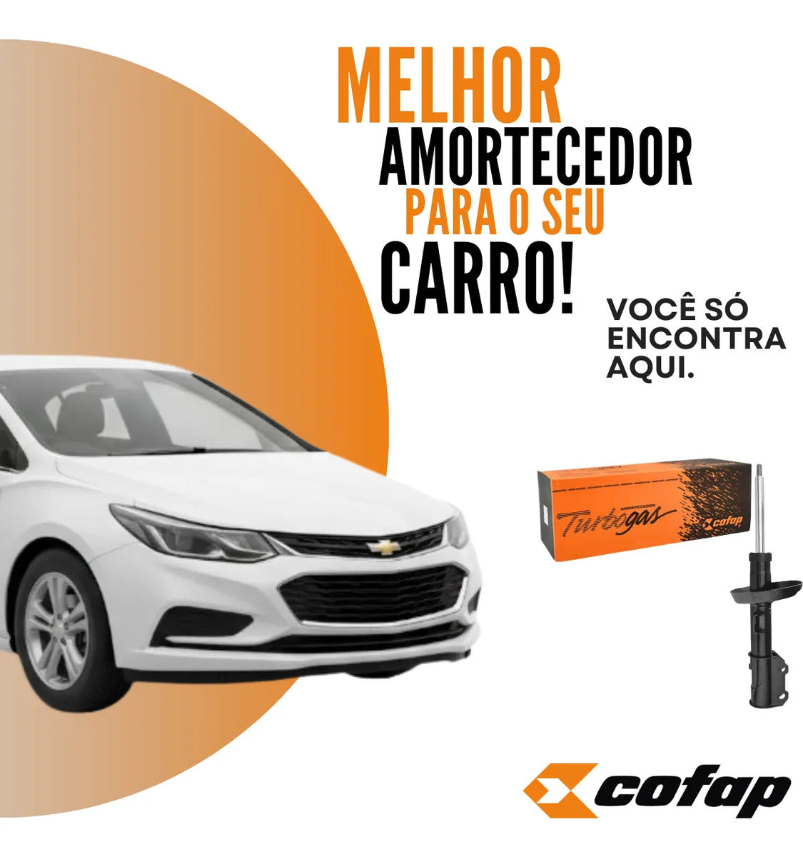 Amortecedor Dianteiro Direito Cruze 2017 Em Diante - Cofap