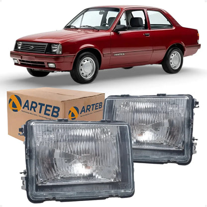 Farol Vidro Chevette 1983 A 1987 Marajo Chevy 500 Arteb