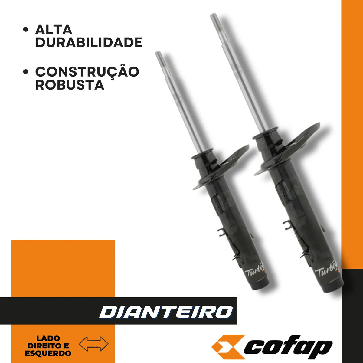 Par Amortecedor Dianteiro 208 2013 - Cofap Gp30385 - Gp30386