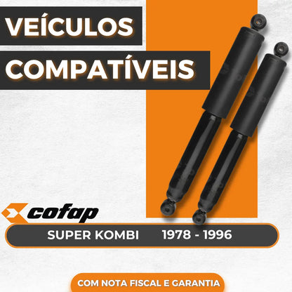 Par Amortecedor Traseiro Kombi Clipper 1978 A 1996 Cofap Sup