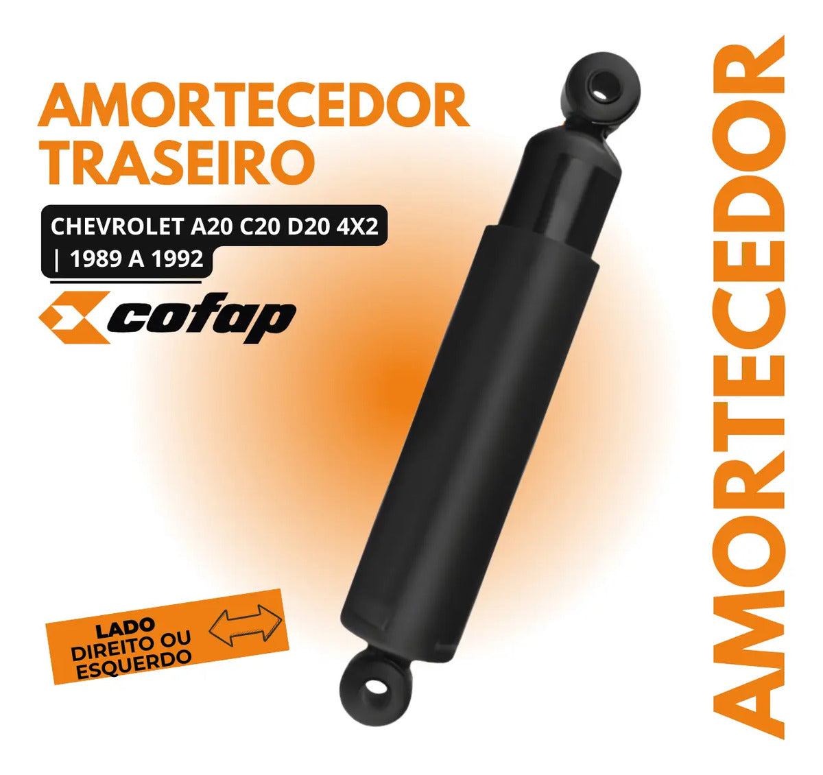 Amortecedor Traseiro A / C / D-20 4x2 1983 Até 1992 Cofap