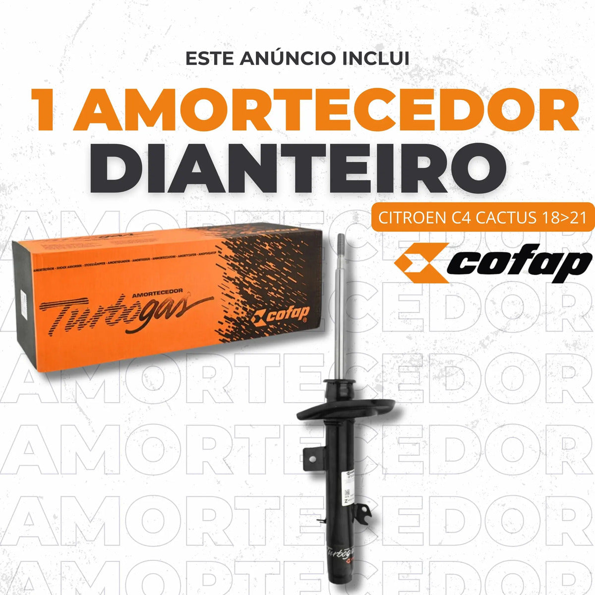 Amortecedor Dianteiro Esquerdo C4 Cactus Cofap Gp30655