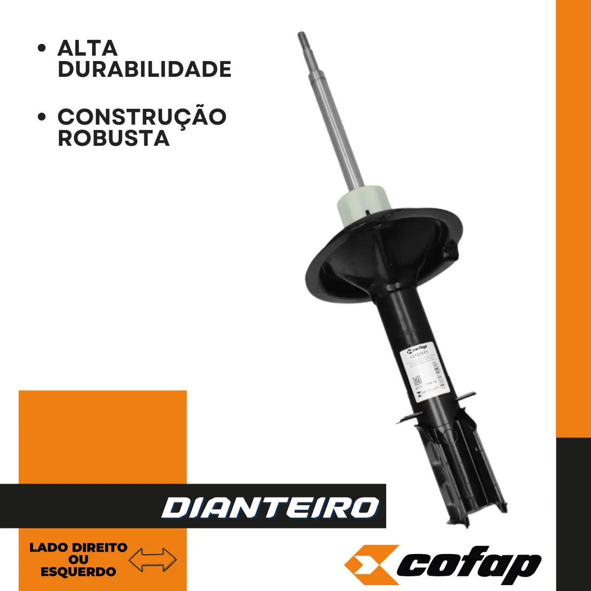 Amortecedor Dianteir Doblo Adventure Original Cofap 2012
