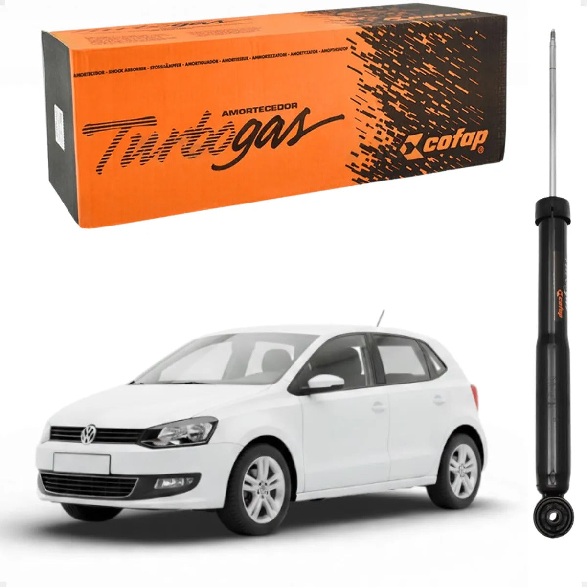 Amortecedor Traseiro Original Cofap Polo 2002 A 2014