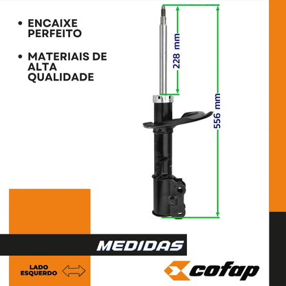 Amortecedor Dianteiro Esq I30 09 - 12 Cofap Gp33205